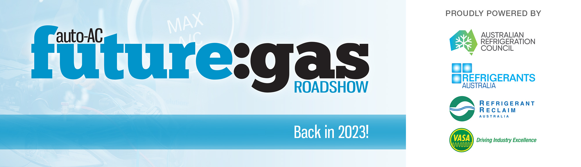 future:gas automotive air-conditioning refrigerant seminar roadshow